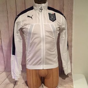 Puma FIGC VENT THERMOBALL-R Jacket White Italia